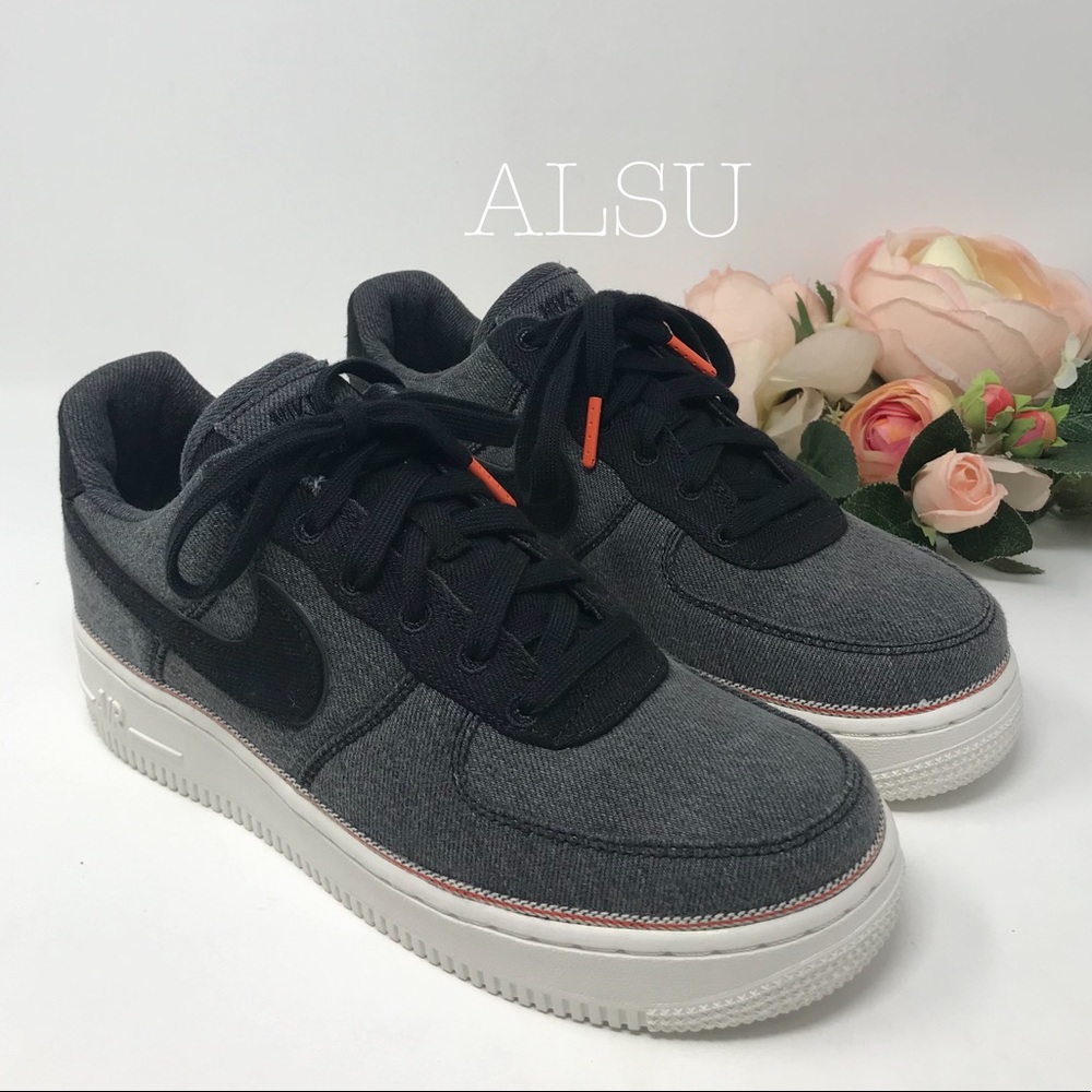 Nike Air Force 1’07 PRM Black Summit WhiteW AUTHEN - Picture 2 of 8